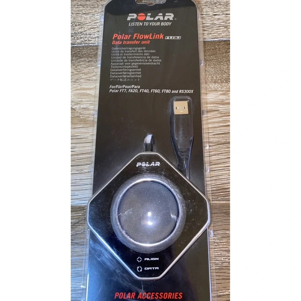 New POLAR Flowlink data transfer unit workout fitness heart rate Free Shipping